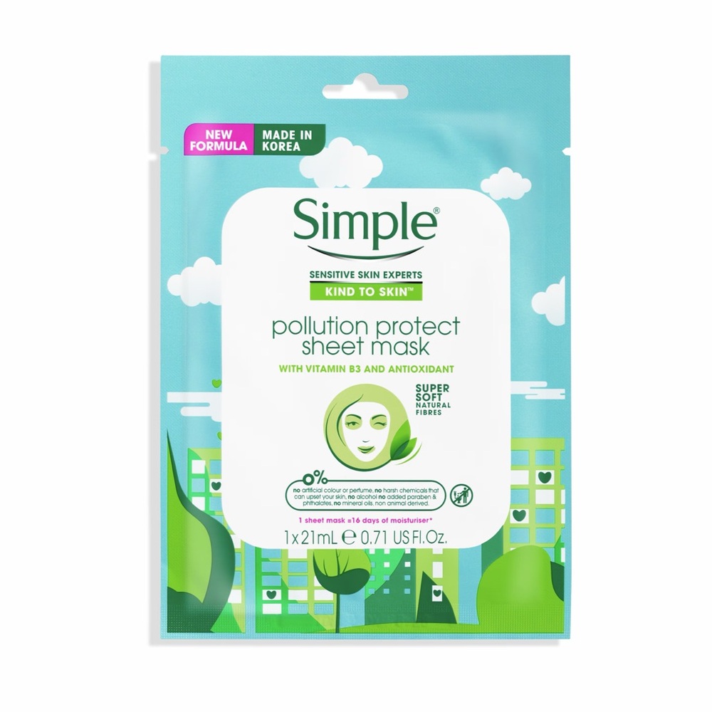 Simple Anti-Pollution Skincare Mask Korean